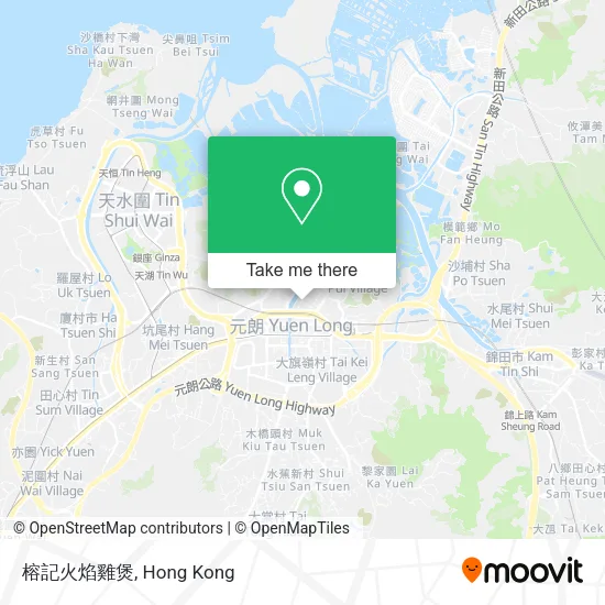 榕記火焰雞煲地圖