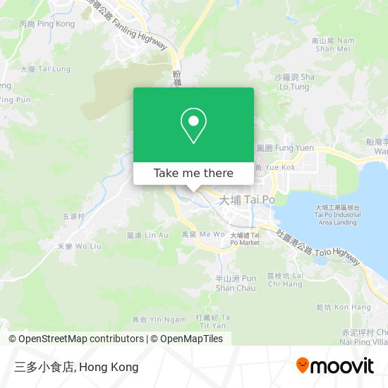 三多小食店 map