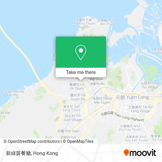 新綠茵餐廳 map