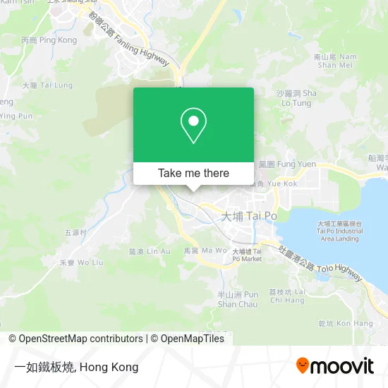 一如鐵板燒 map