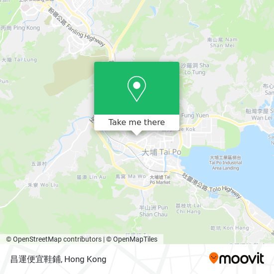 昌運便宜鞋鋪 map