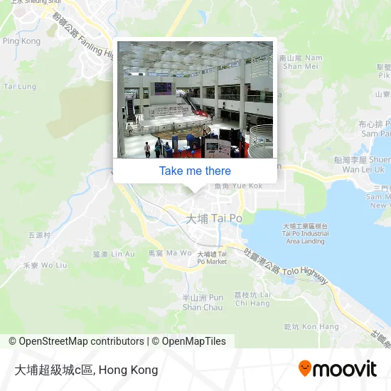 大埔超級城c區 map