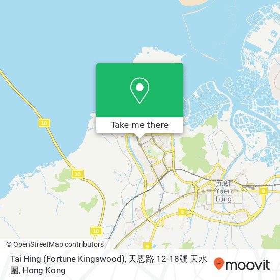 Tai Hing (Fortune Kingswood), 天恩路 12-18號 天水圍 map