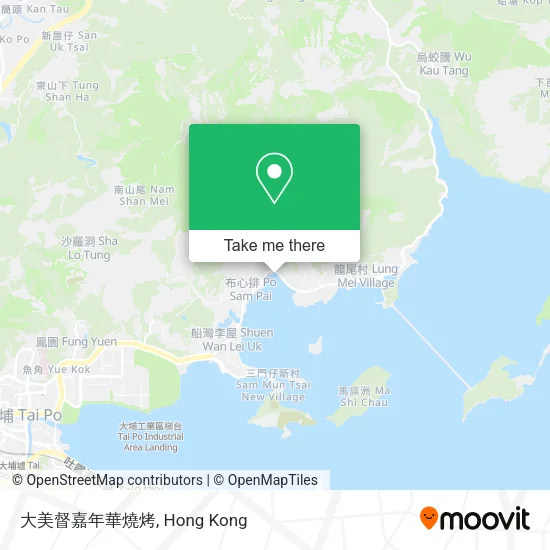 大美督嘉年華燒烤地圖