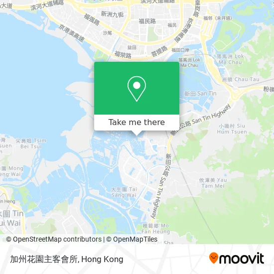 加州花園主客會所地圖