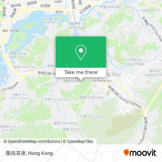 榮昌茶座 map