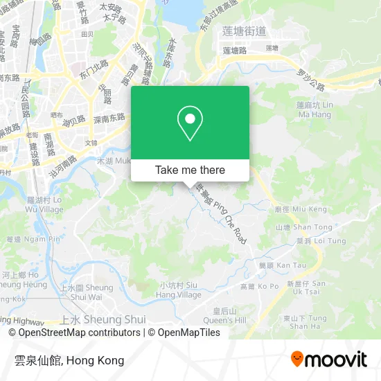 雲泉仙館地圖