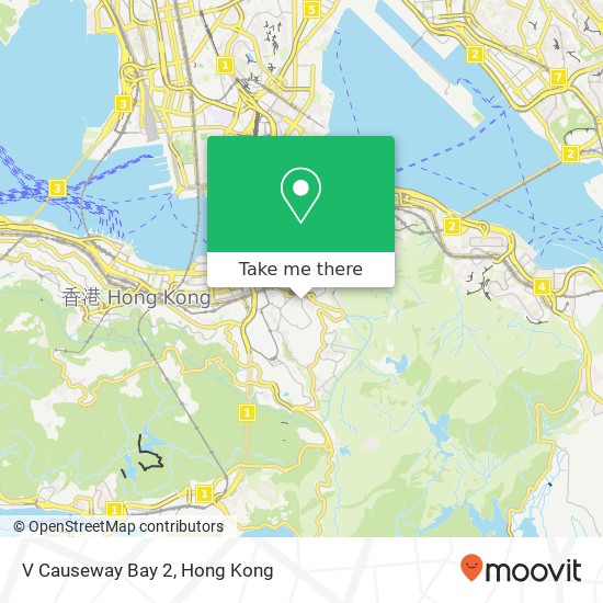 V Causeway Bay 2 map