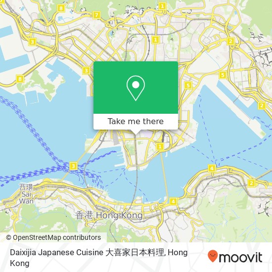 Daixijia Japanese Cuisine 大喜家日本料理 map