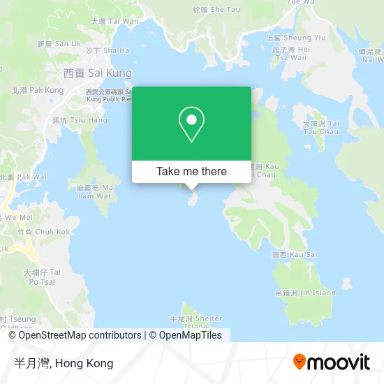 半月灣 map