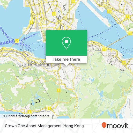 Crown One Asset Management地圖