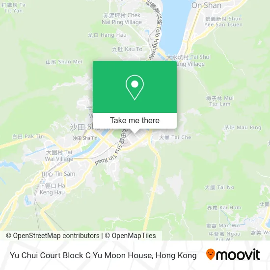 Yu Chui Court Block C Yu Moon House map