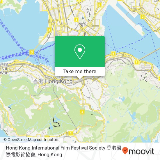 Hong Kong International Film Festival Society 香港國際電影節協會 map