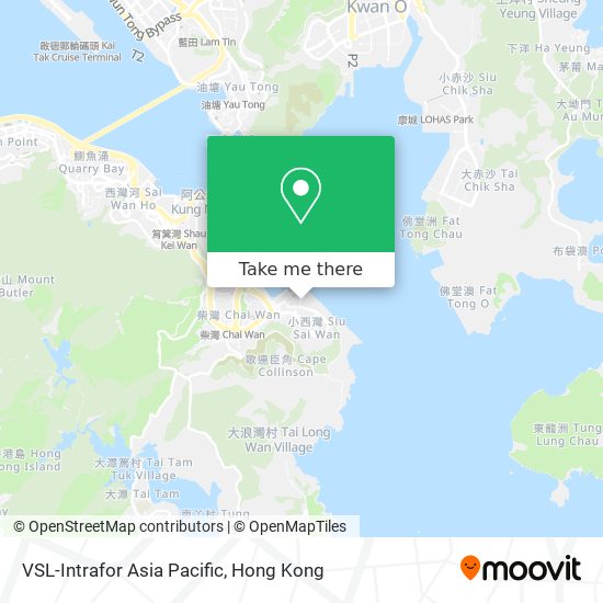 VSL-Intrafor Asia Pacific map