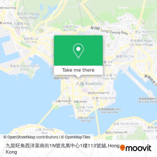 九龍旺角西洋菜南街1N號兆萬中心1樓113號舖 map