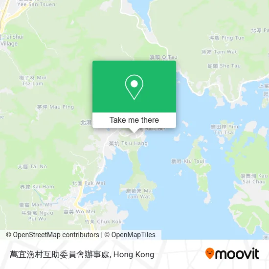 萬宜漁村互助委員會辦事處地圖