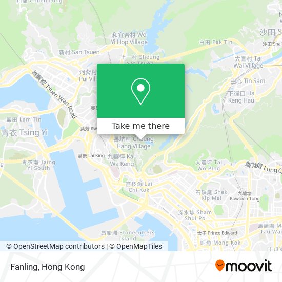 Fanling map