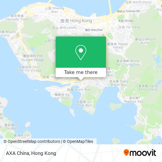 AXA China map