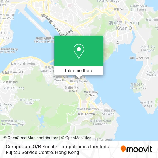 CompuCare O / B Sunlite Computronics Limited / Fujitsu Service Centre地圖