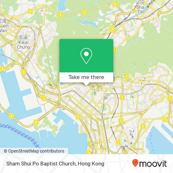 Sham Shui Po Baptist Church map