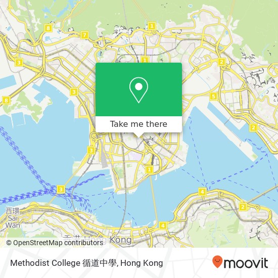 Methodist College 循道中學 map