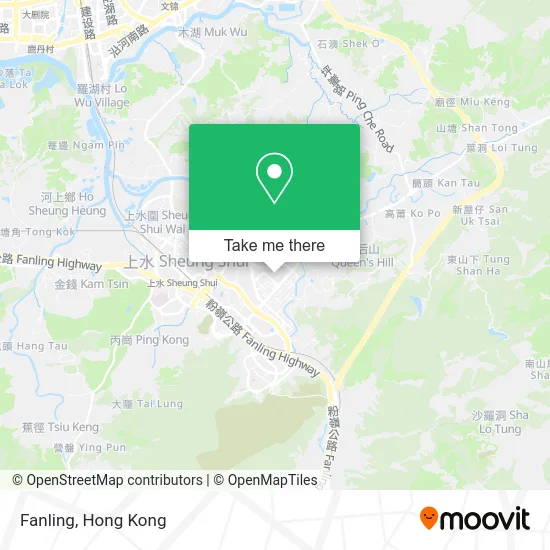 Fanling map
