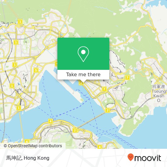 馬坤記 map