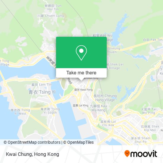 Kwai Chung map