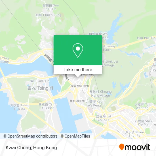 Kwai Chung map