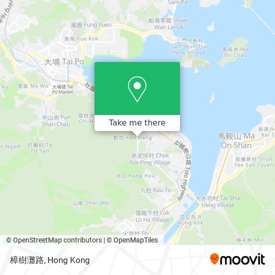 樟樹灘路 map