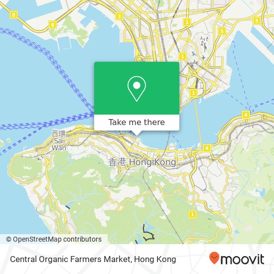 Central Organic Farmers Market map