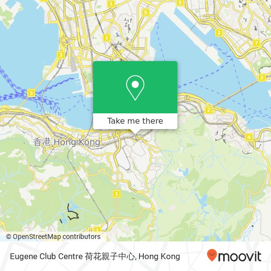 Eugene Club Centre 荷花親子中心 map