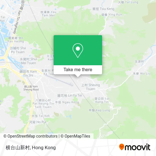 横台山新村地圖