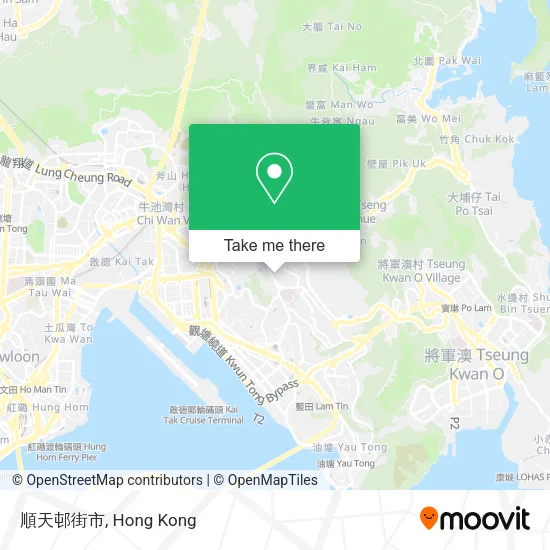 順天邨街市地圖