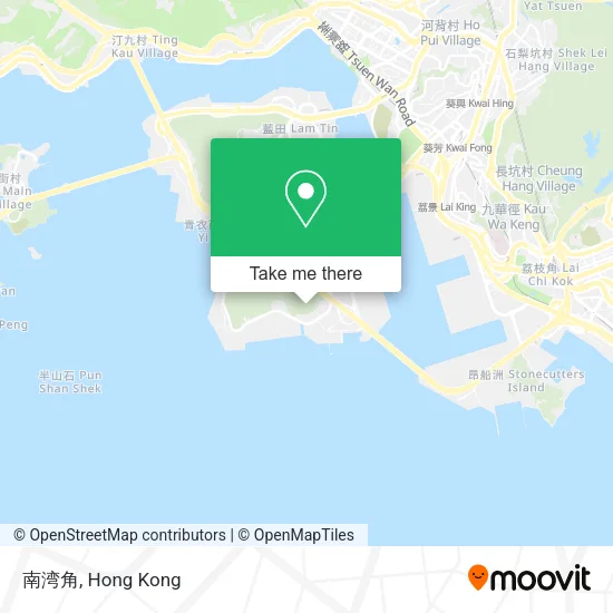 南湾角 map