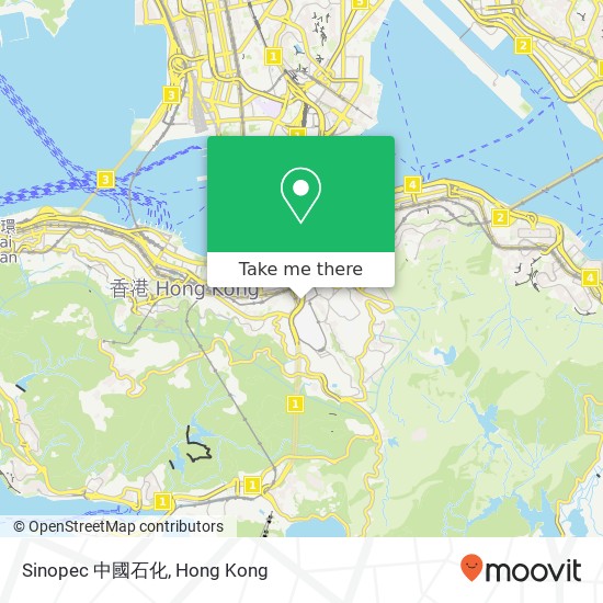 Sinopec 中國石化 map