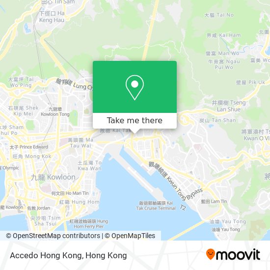 Accedo Hong Kong map