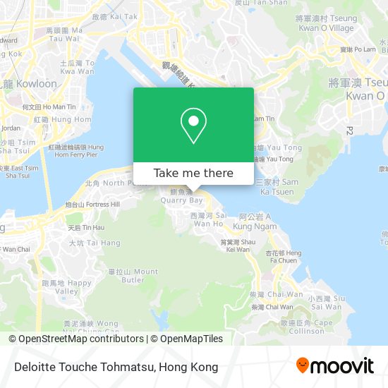 Deloitte Touche Tohmatsu map