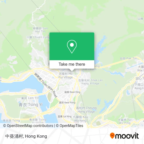 中葵涌村 map
