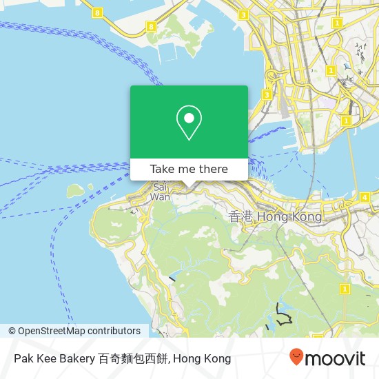 Pak Kee Bakery 百奇麵包西餅 map