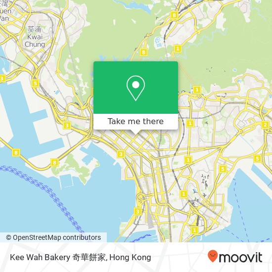 Kee Wah Bakery 奇華餅家 map