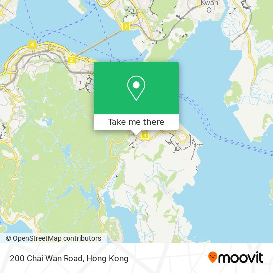 200 Chai Wan Road map