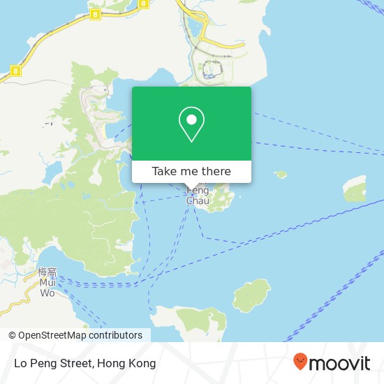 Lo Peng Street map