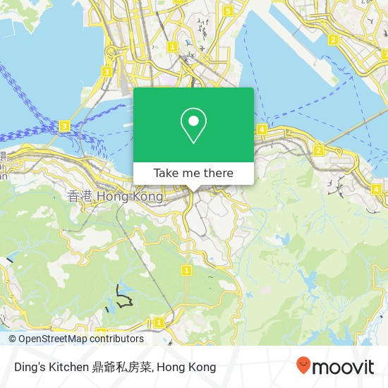 Ding's Kitchen 鼎爺私房菜 map