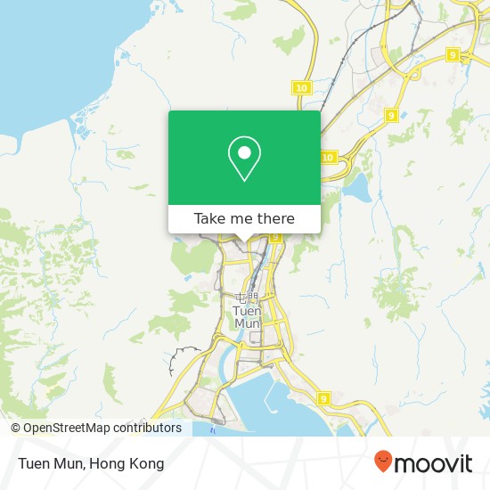 Tuen Mun map