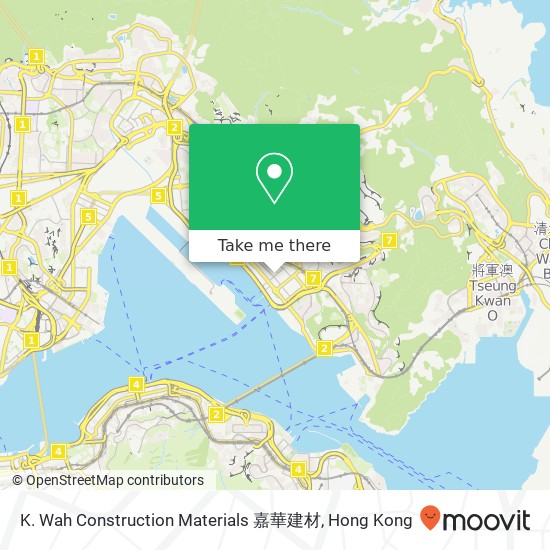 K. Wah Construction Materials 嘉華建材 map
