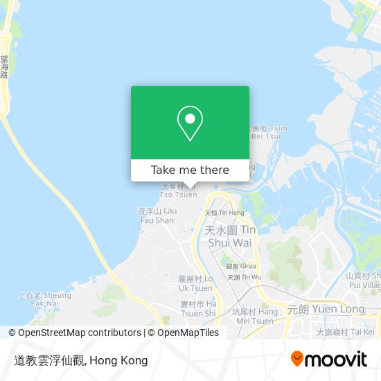 道教雲浮仙觀地圖