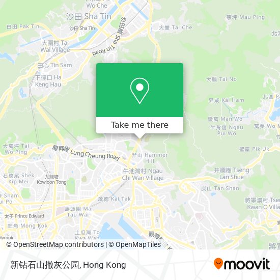 新钻石山撤灰公园 map
