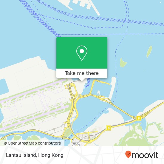 Lantau Island map