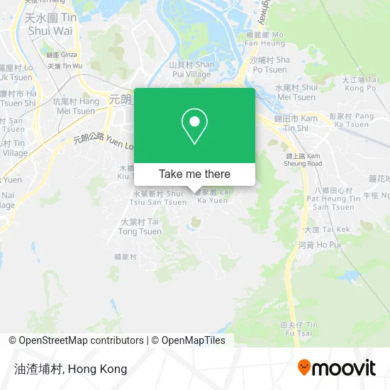 油渣埔村地圖